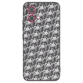 Obal pre Motorola Moto G84 5G - Separ - White On Black 2