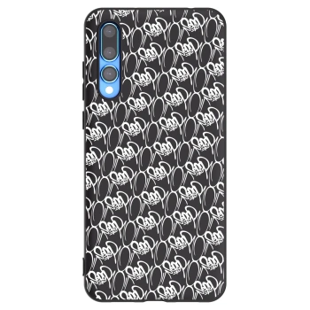 Obal pre Huawei P20 Pro - Separ - White On Black 2