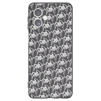 Obal pre Motorola Moto G54 5G - Separ - White On Black 2