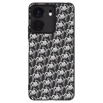 Obal pre Xiaomi Redmi 13C 4G - Separ - White On Black 2