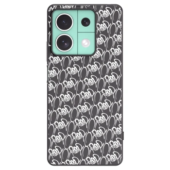 Obal pre Xiaomi Redmi Note 13 5G - Separ - White On Black 2