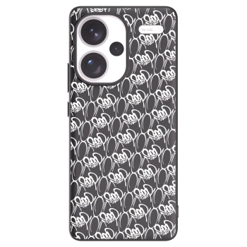Obal pre Xiaomi Redmi Note 13 Pro+ 5G - Separ - White On Black 2