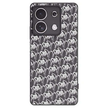 Obal pre Xiaomi Redmi Note 13 4G - Separ - White On Black 2