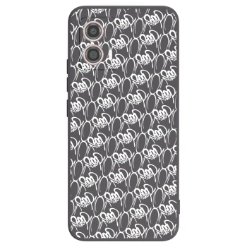 Obal pre Motorola Moto G53 5G - Separ - White On Black 2