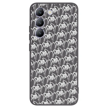 Obal pre Vivo V40 SE 5G - Separ - White On Black 2