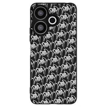 Obal pre Xiaomi Redmi 13 4G - Separ - White On Black 2