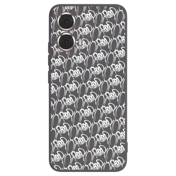 Obal pre Motorola Moto G85 - Separ - White On Black 2
