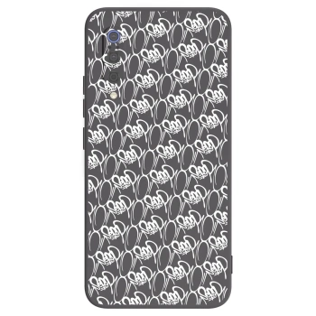 Obal pre Xiaomi Mi 9 - Separ - White On Black 2