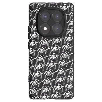 Obal pre Xiaomi Redmi Note 14 Pro+ 5G - Separ - White On Black 2
