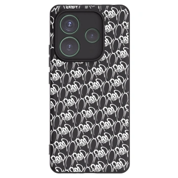Obal pre Xiaomi Redmi Note 14 5G - Separ - White On Black 2