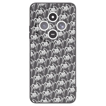 Obal pre Xiaomi Redmi 14C - Separ - White On Black 2