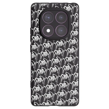 Obal pre Xiaomi Redmi Note 14 Pro 4G - Separ - White On Black 2