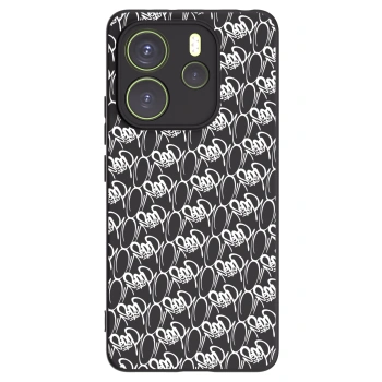 Obal pre Xiaomi Redmi Note 14 4G - Separ - White On Black 2