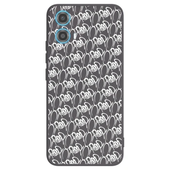 Obal pre Motorola Moto G34 5G - Separ - White On Black 2