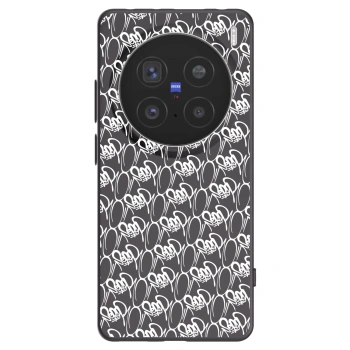 Obal pre Vivo X200 Pro - Separ - White On Black 2