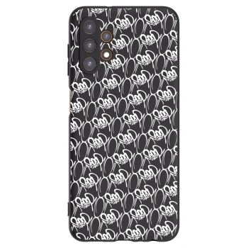 Obal pre Samsung Galaxy A13 5G - Separ - White On Black 2
