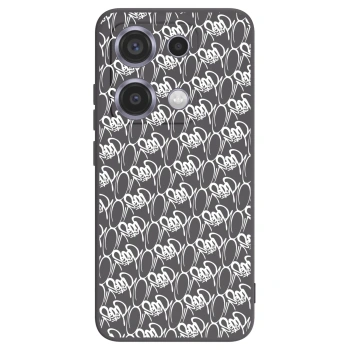 Obal pre Xiaomi Redmi Note 14S - Separ - White On Black 2