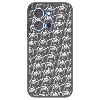 Obal pre Xiaomi Redmi 15C 4G - Separ - White On Black 2