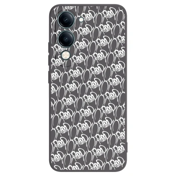 Obal pre Vivo Y29s 5G - Separ - White On Black 2