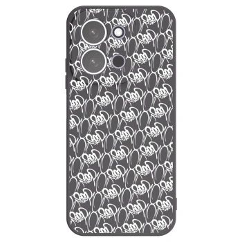Obal pre Xiaomi Redmi 15C 5G - Separ - White On Black 2