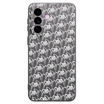 Obal pre Samsung Galaxy A57 5G - Separ - White On Black 2