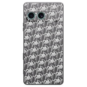 Obal pre Sony Xperia 10 VII - Separ - White On Black 2