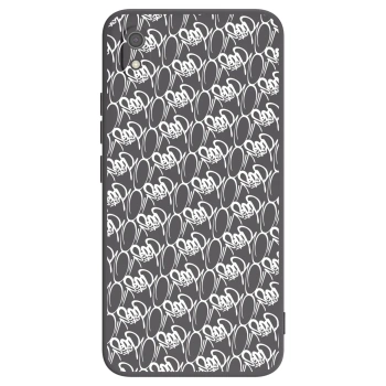 Obal pre Xiaomi Redmi 7A - Separ - White On Black 2