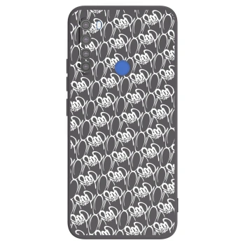 Obal pre Xiaomi Redmi Note 8T - Separ - White On Black 2