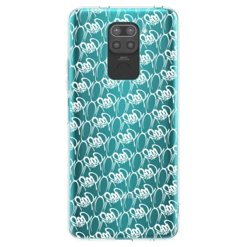 Obal pre Xiaomi Redmi Note 9 - Separ - White On Black 2