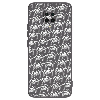 Obal pre Xiaomi Redmi Note 9S - Separ - White On Black 2