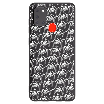 Obal pre Samsung Galaxy A21s - Separ - White On Black 2