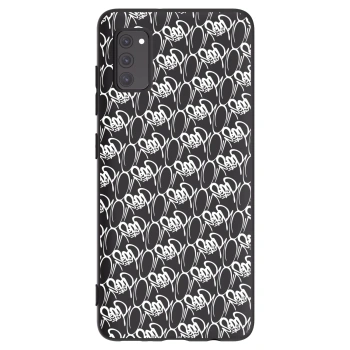Obal pre Samsung Galaxy A41 A415F - Separ - White On Black 2