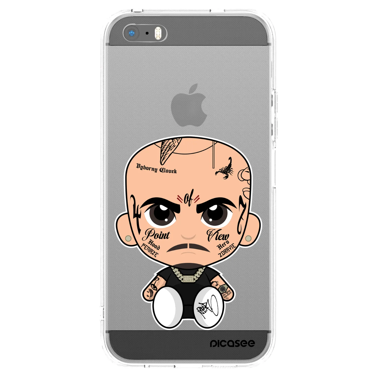 Picasee silikónový prehľadný obal pre Apple iPhone 5/5S/SE - Separ