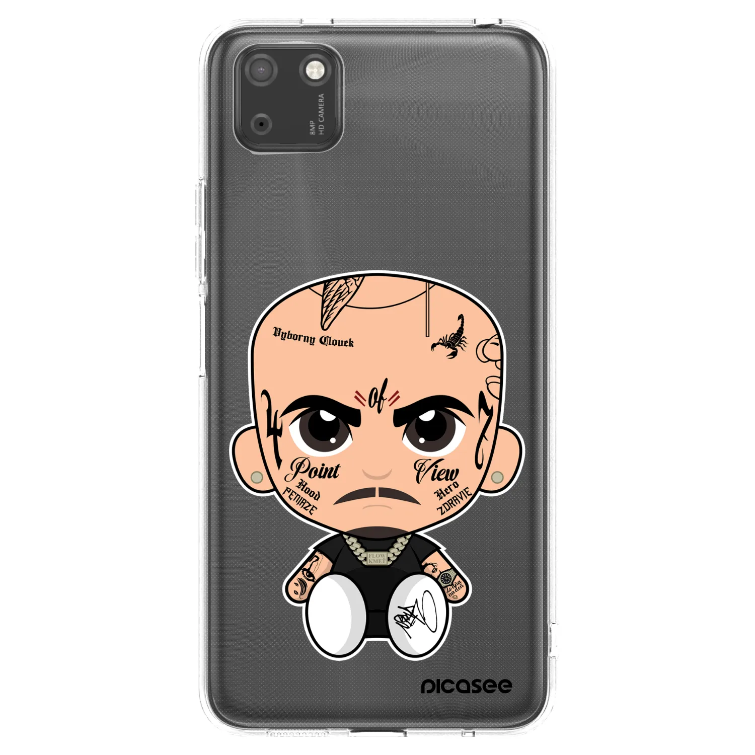 Silikónový prehľadný obal pre Huawei Y5P - Separ