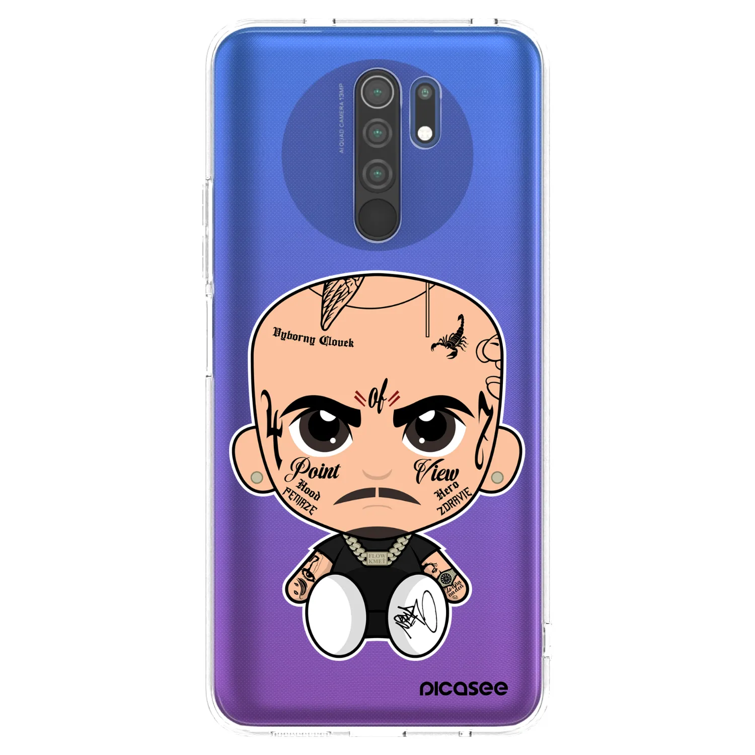 Picasee silikónový prehľadný obal pre Xiaomi Redmi 9 - Separ