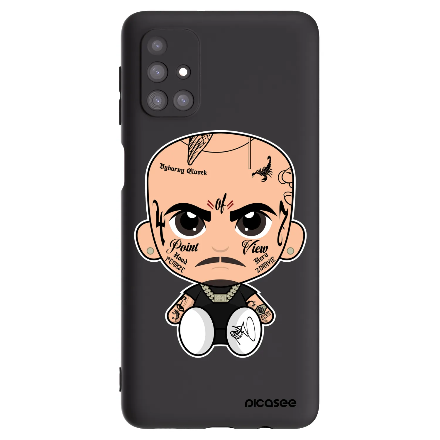 Picasee silikónový čierny obal pre Samsung Galaxy M31s - Separ