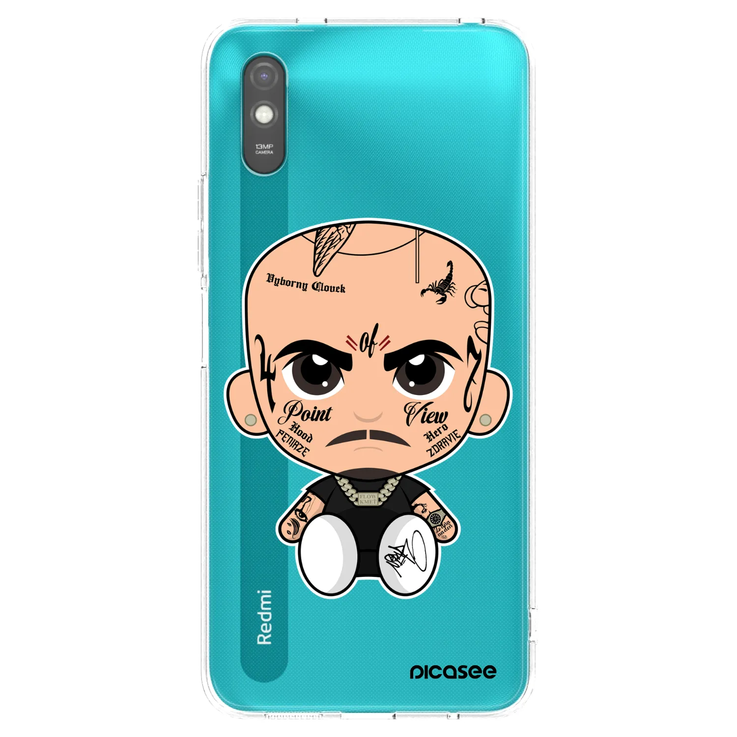 Picasee silikónový čierny obal pre Xiaomi Redmi 9A - Separ