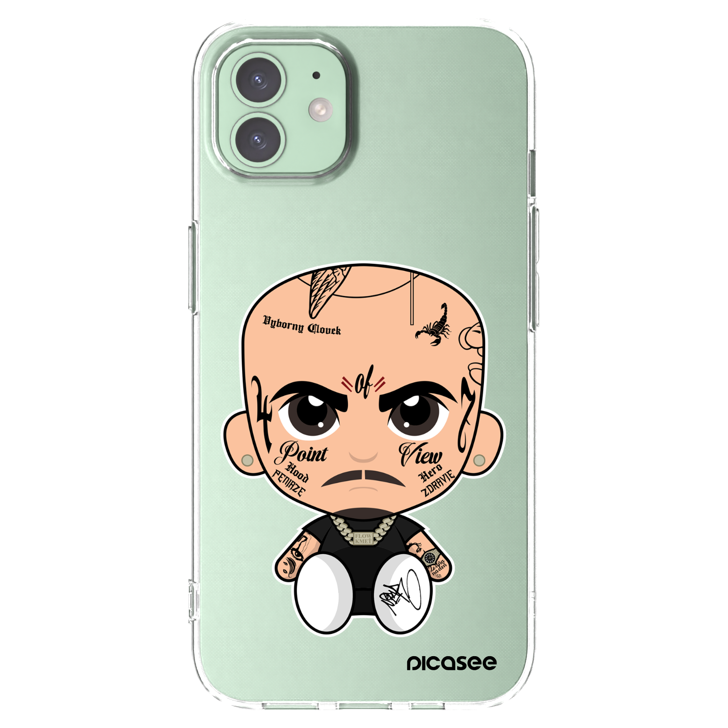 Silikónový prehľadný obal pre Apple iPhone 12 Pro - Separ