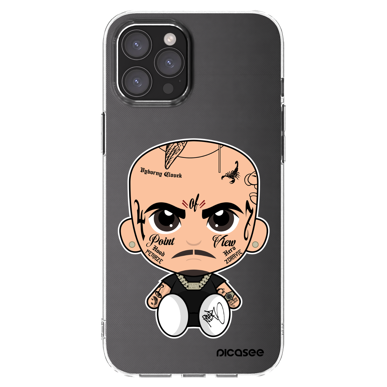 Picasee silikónový prehľadný obal pre Apple iPhone 12 Pro Max - Separ