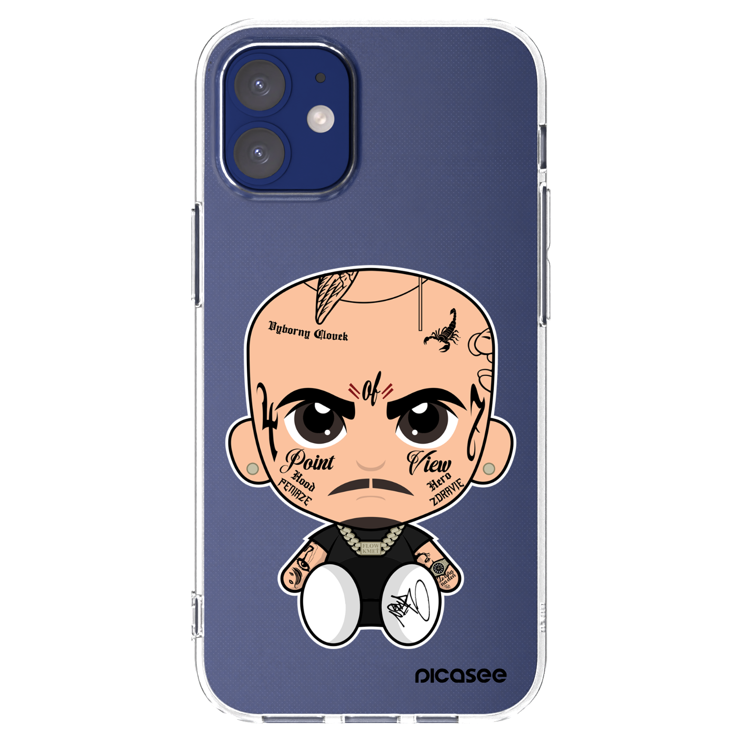 Picasee silikónový prehľadný obal pre Apple iPhone 12 mini - Separ