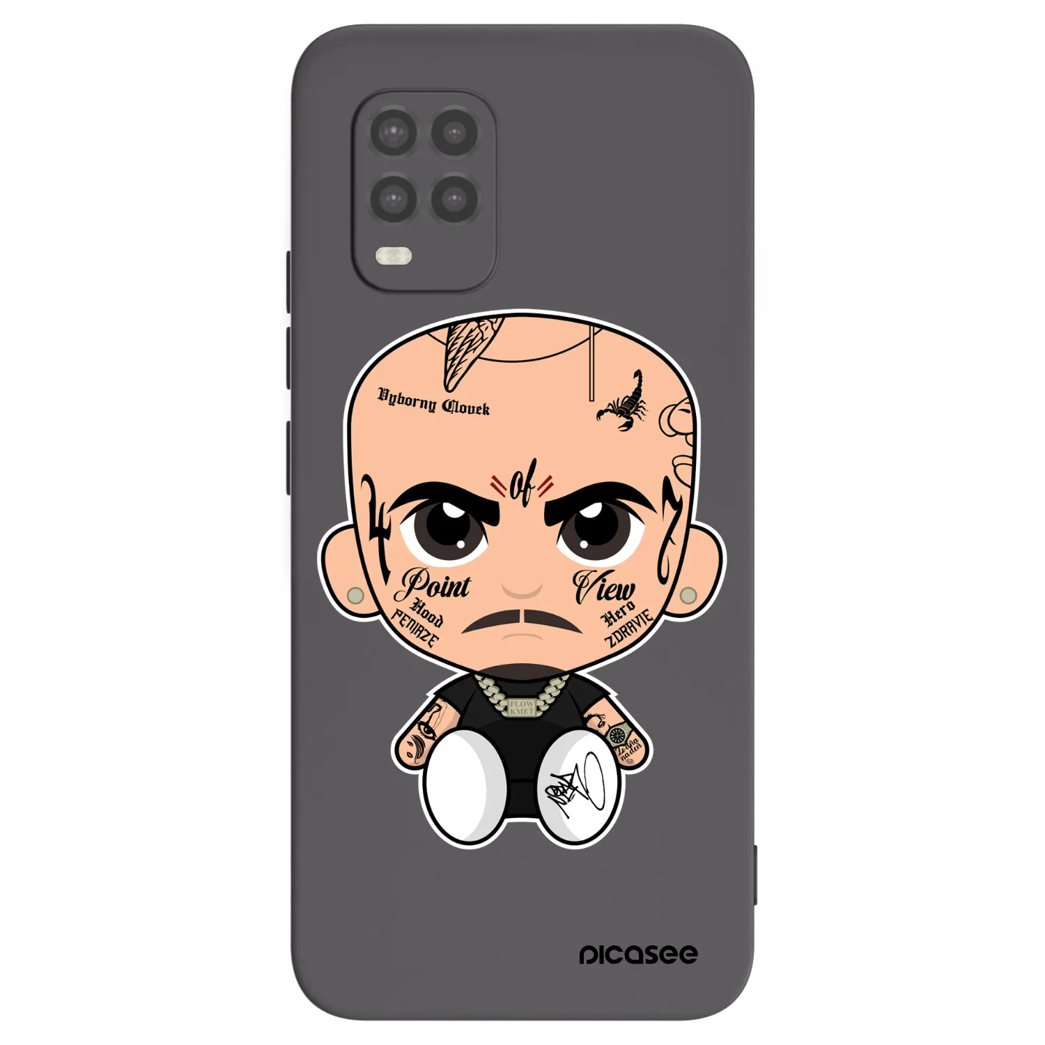 Picasee silikónový čierny obal pre Xiaomi Mi 10 Lite - Separ