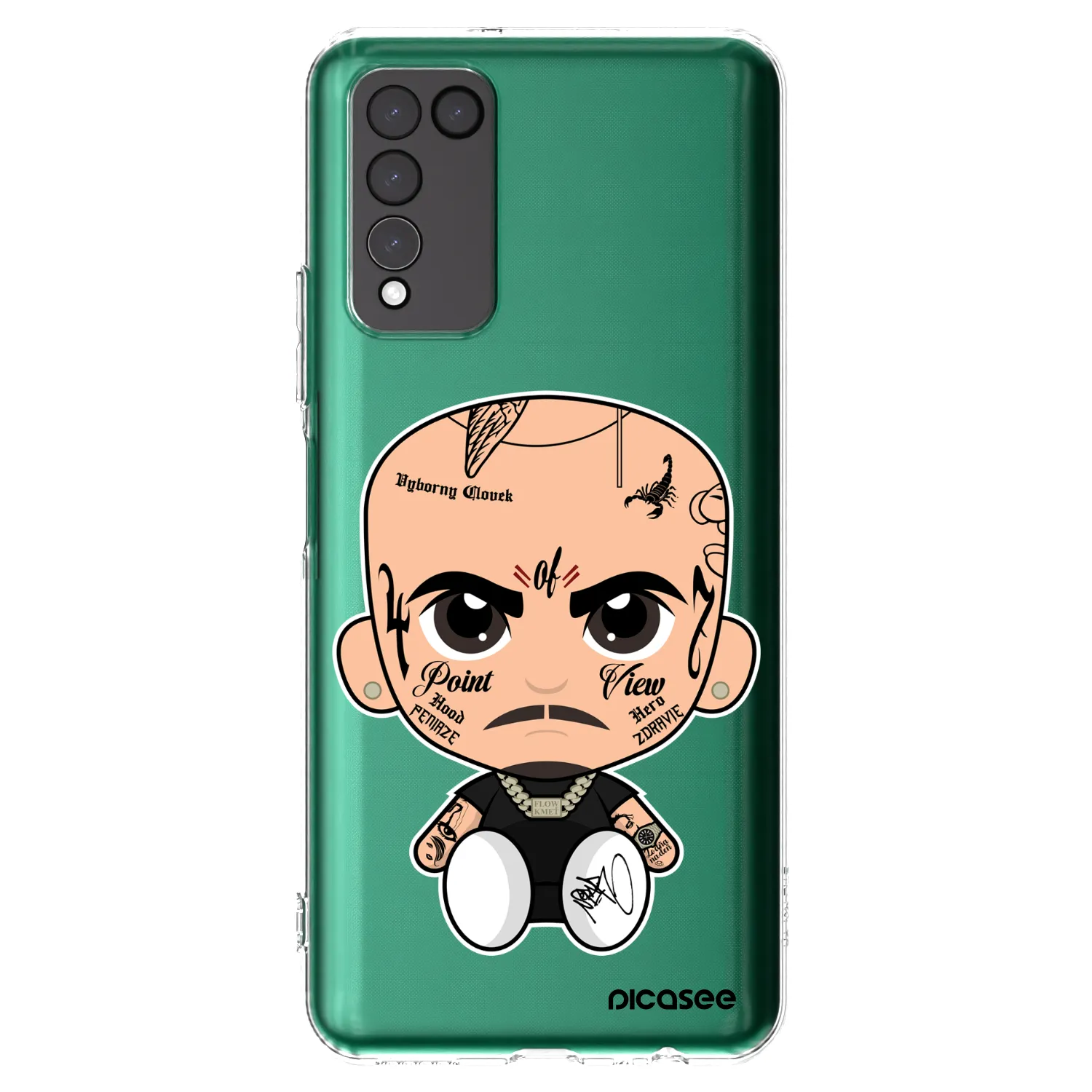 Picasee silikónový prehľadný obal pre Honor 10X Lite - Separ