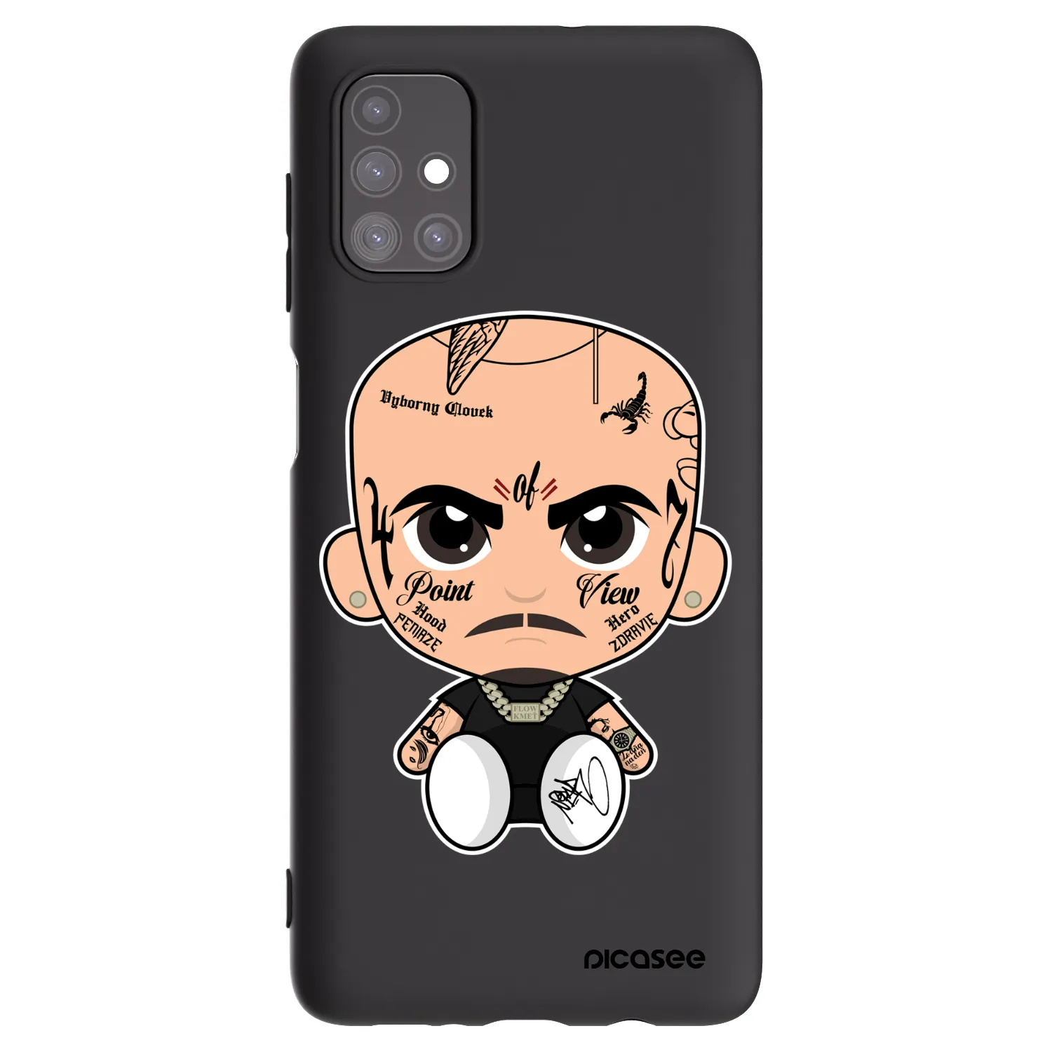 Picasee silikónový čierny obal pre Samsung Galaxy M51 M515F - Separ