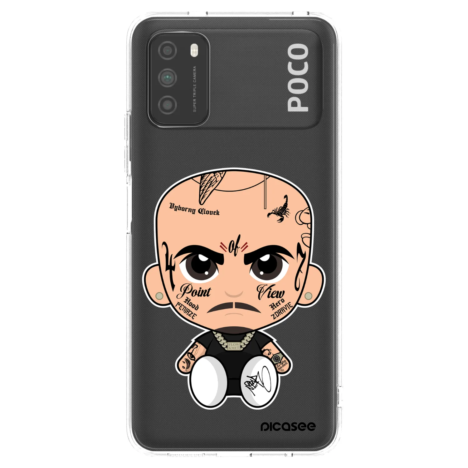 Silikónový prehľadný obal pre Xiaomi Poco M3 - Separ