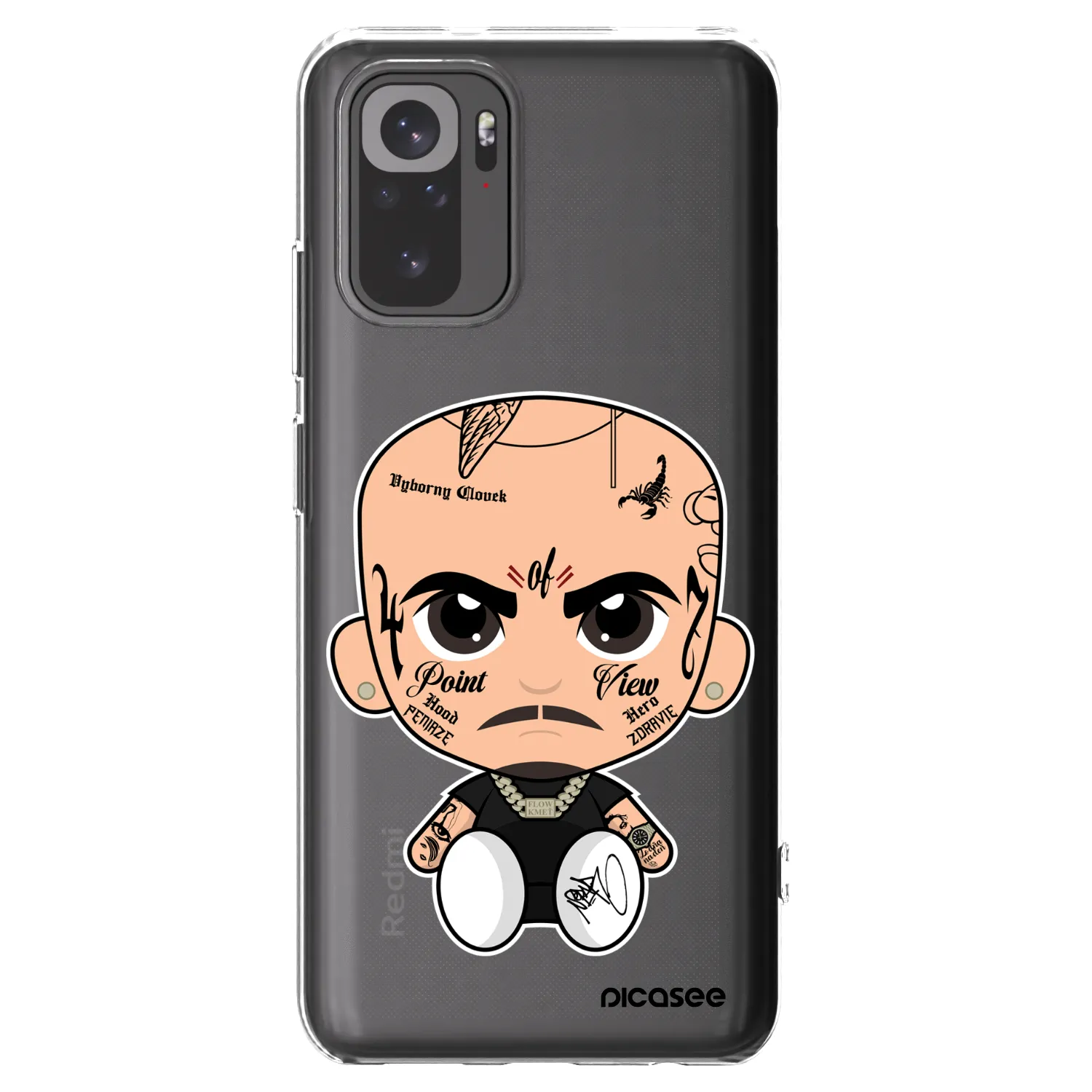 Picasee silikónový prehľadný obal pre Xiaomi Redmi Note 10S - Separ