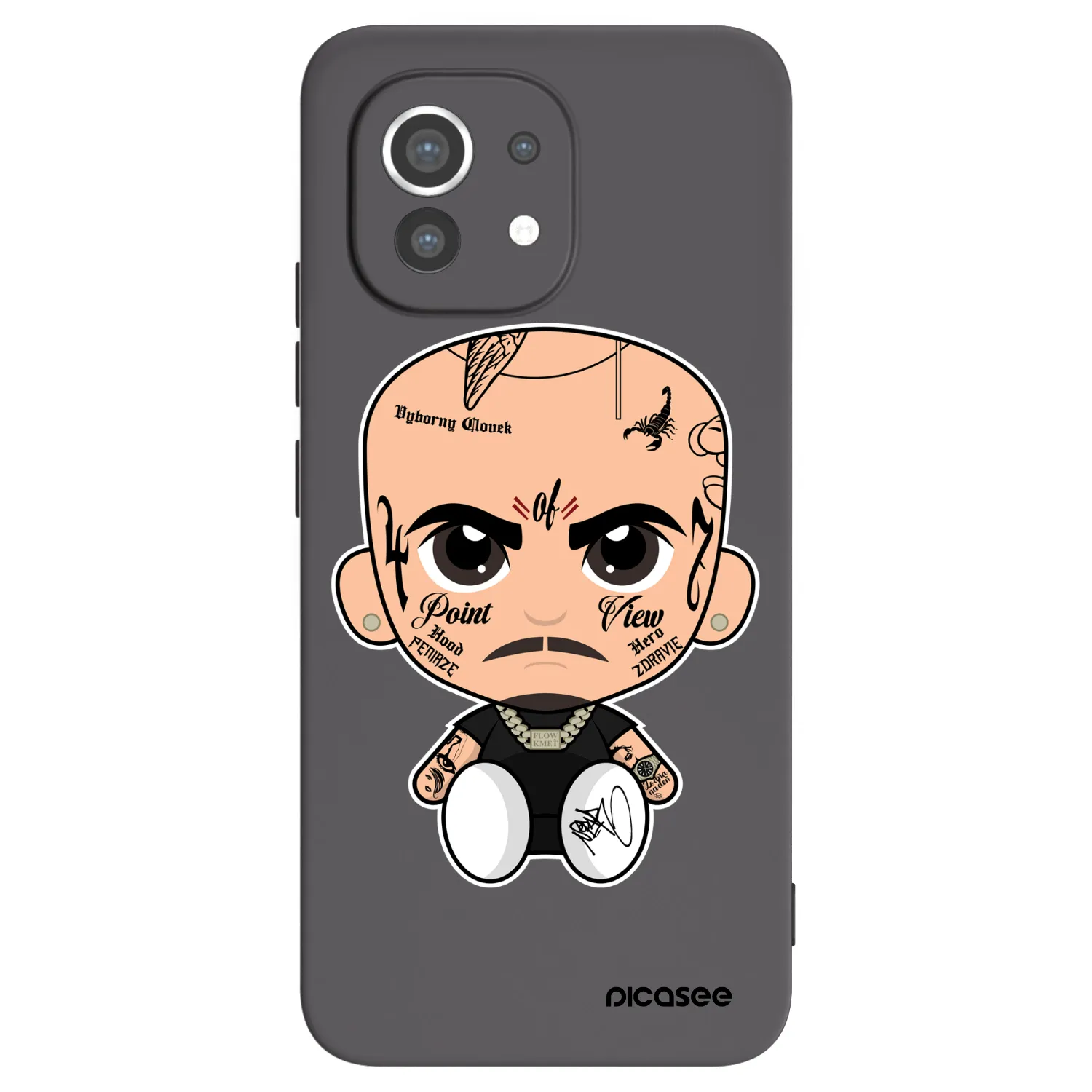 Picasee silikónový čierny obal pre Xiaomi Mi 11 - Separ