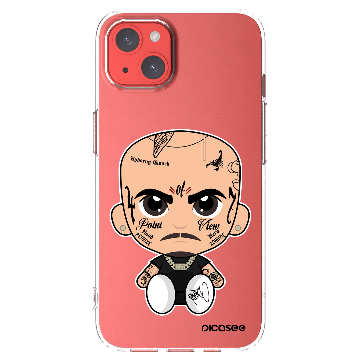 Picasee silikónový prehľadný obal pre Apple iPhone 13 - Separ