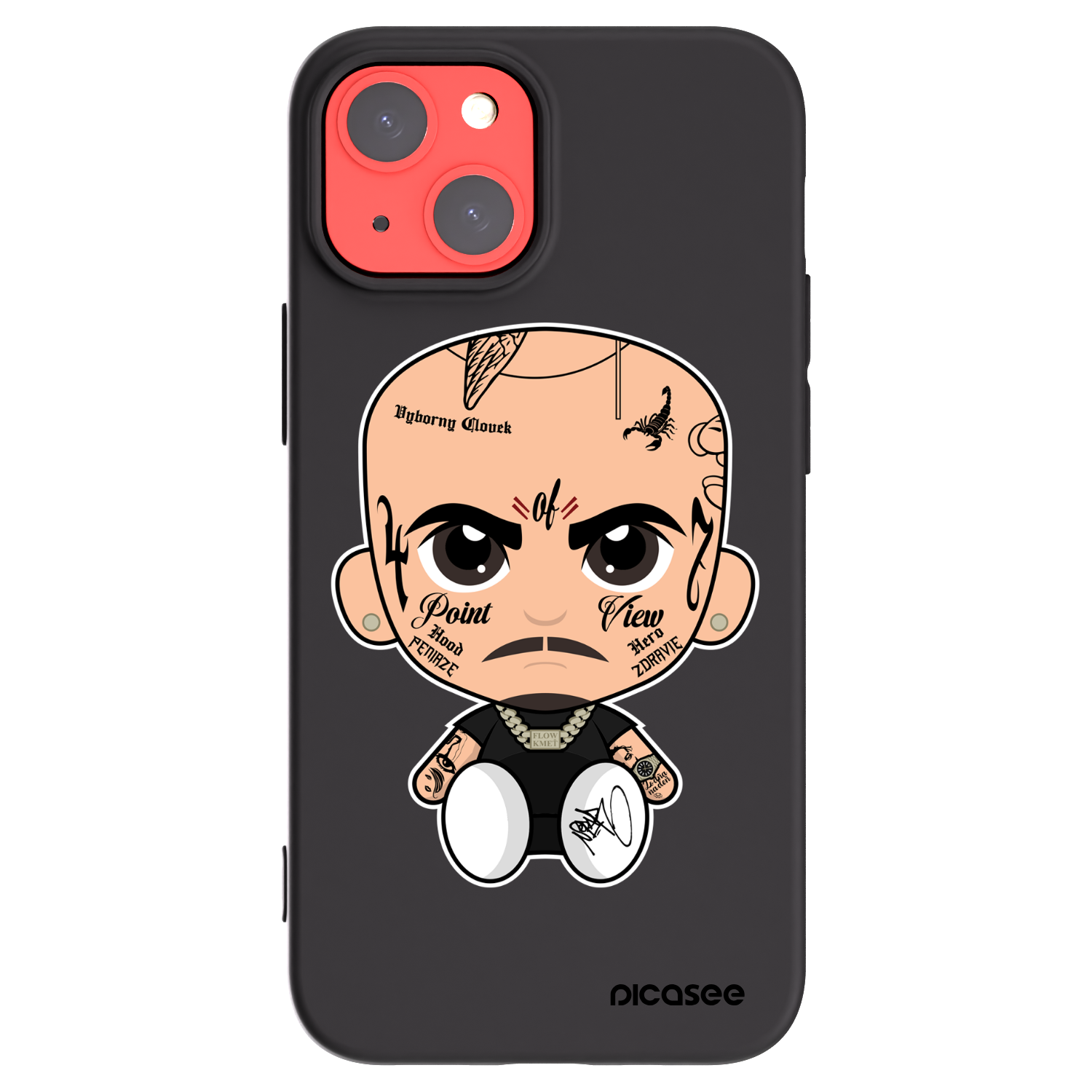 Picasee silikónový čierny obal pre Apple iPhone 13 mini - Separ