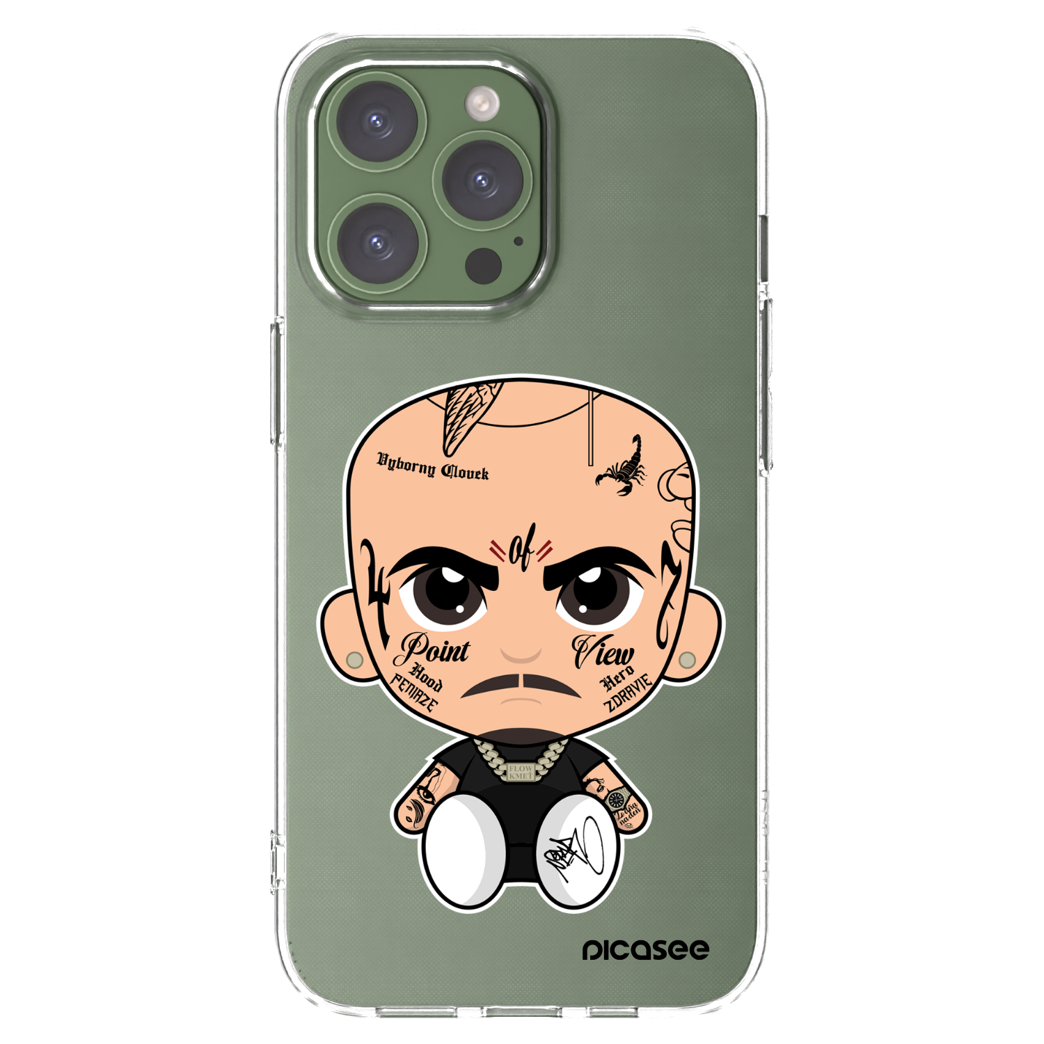 Picasee silikónový prehľadný obal pre Apple iPhone 13 Pro - Separ