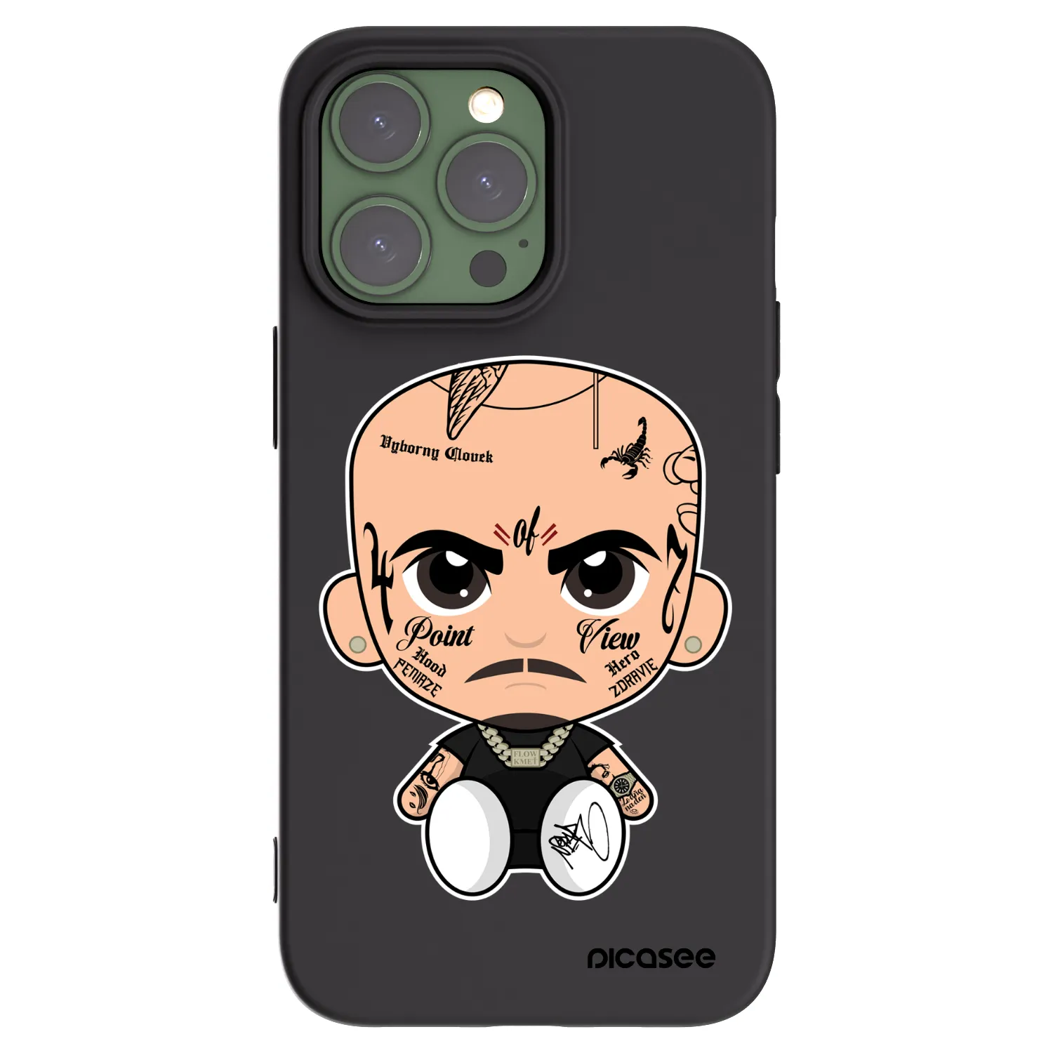 Picasee silikónový čierny obal pre Apple iPhone 13 Pro - Separ